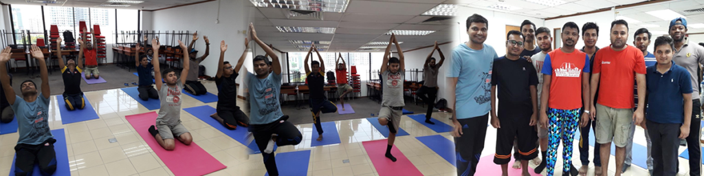 Lincoln provides its students the tool of balanced living - YOGA