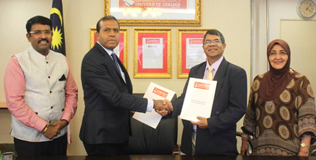 MOU Signing with Rajas Dental College
