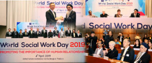 Prof. Dr. Zulkarnain A. Hatta, Dean, Faculty of Social Science, Arts & Humanities. Lincoln University College, attended the World Social Work Day in the UN Centre, Bangkok