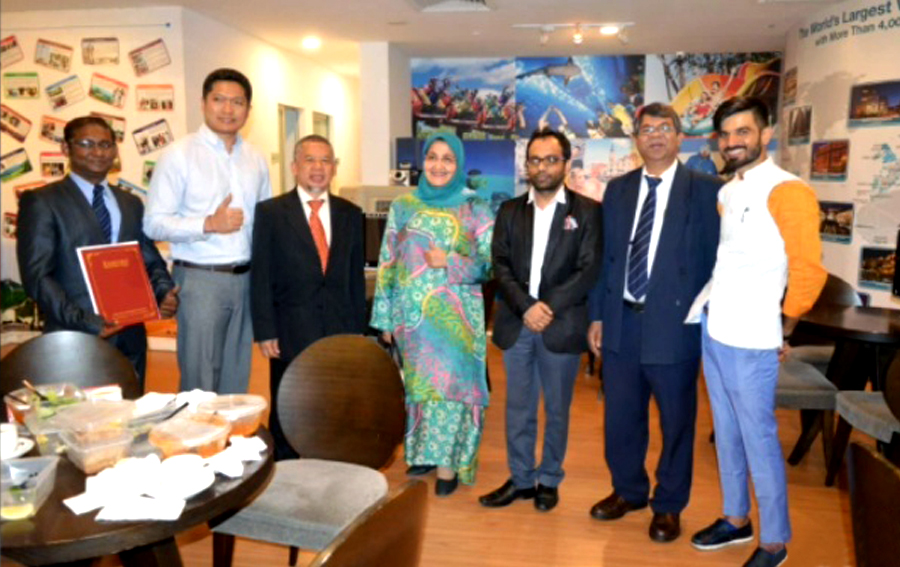 MoU signing ceremony between Lincoln University College, Malaysia & Acu Paincare, India & International Medical Association and Branches, Malaysia
